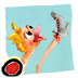 Since Lulu Learned the Cancan is a story for kids about a young ostrich, who kicks up a ruckus by practicing can-can, causing commotion and laughter wherever she goes; written by Orel Odinov Protopopescu (iPad version, by Auryn Apps)